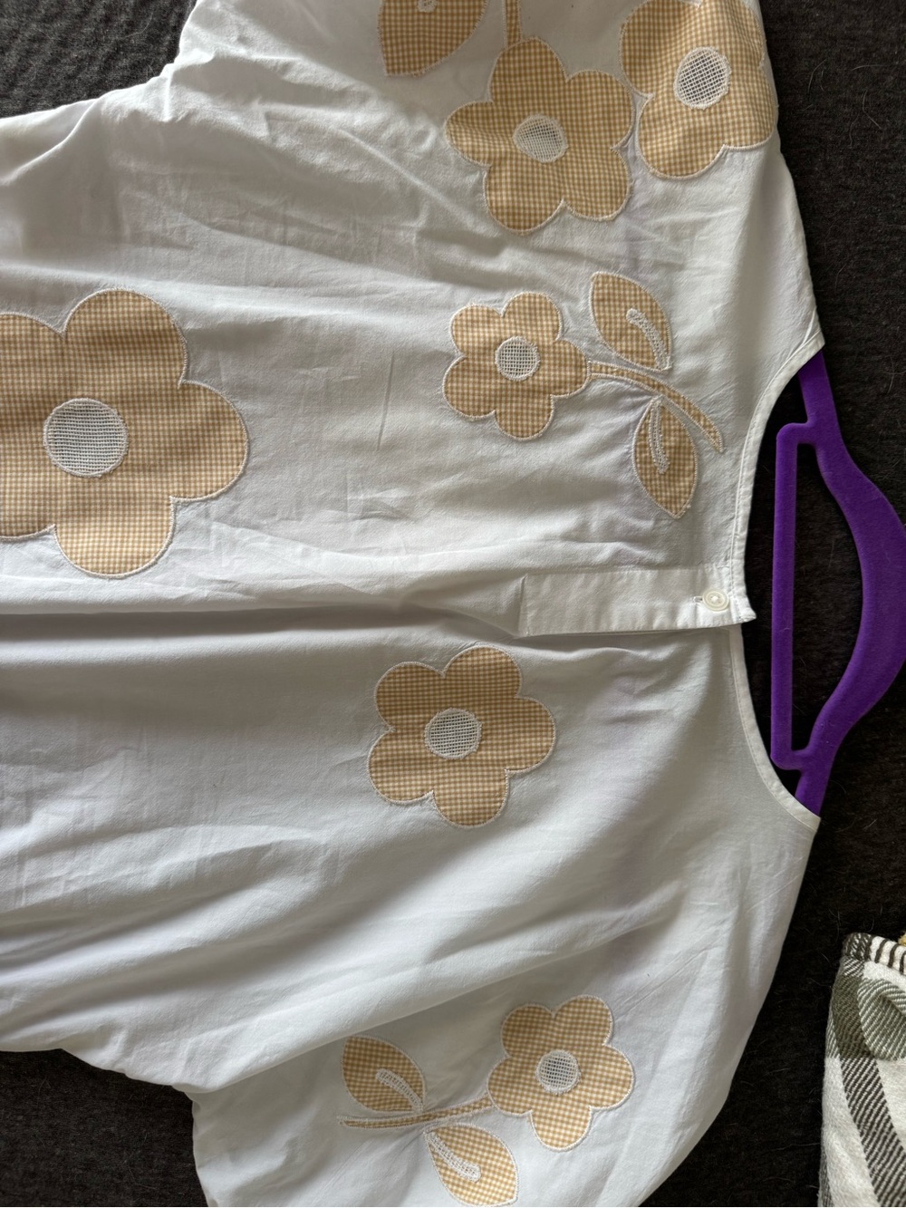 Madewell White Gathered Neckline Top - Picture 3 of 6
